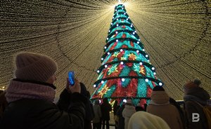 В Казани открылась центральная городская елка