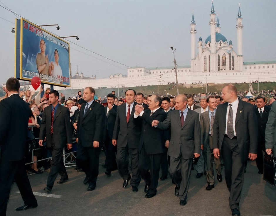 Визит Владимира Путина в Казань. Август 2002 года