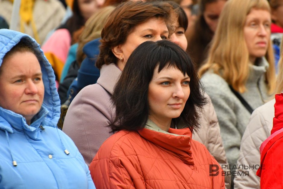 Участники митинга в поддержку итогов референдумов