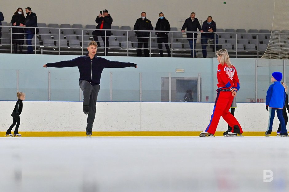 олимпийский чемпион по фигурному катанию Алексей Ягудин и дети