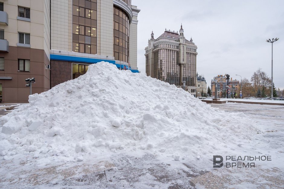 сугроб в Казани