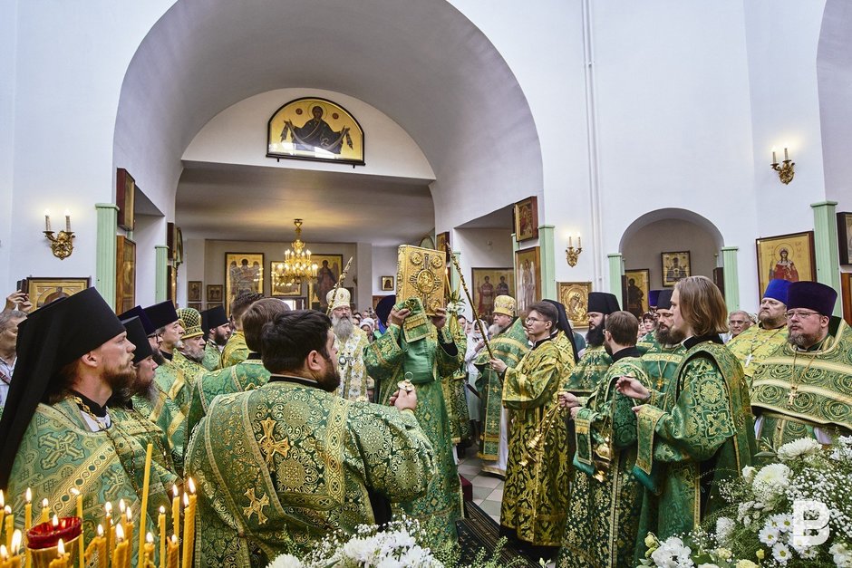 В Казань доставили ковчег с мощами Сергия Радонежского