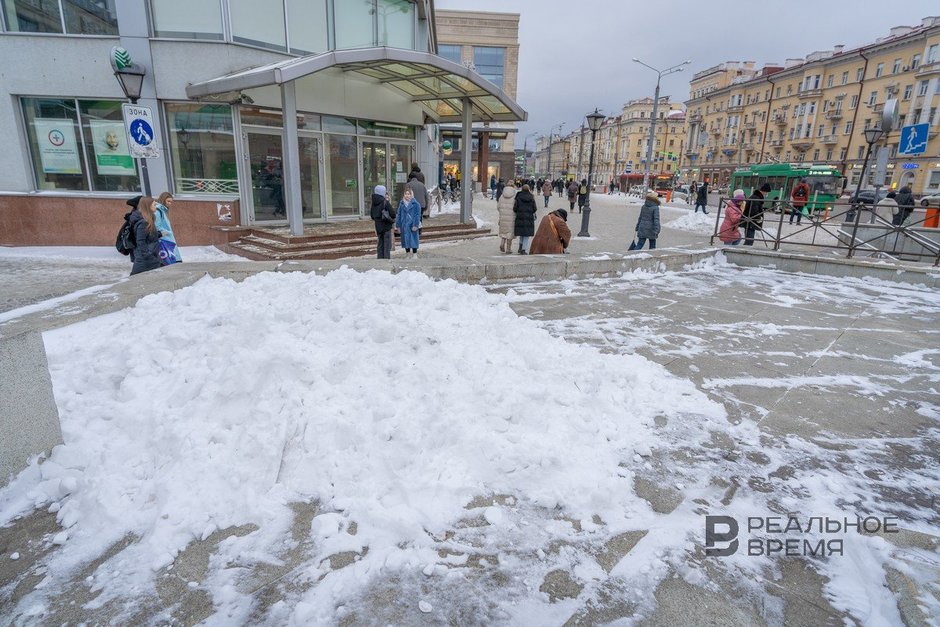 пешеходы зимой