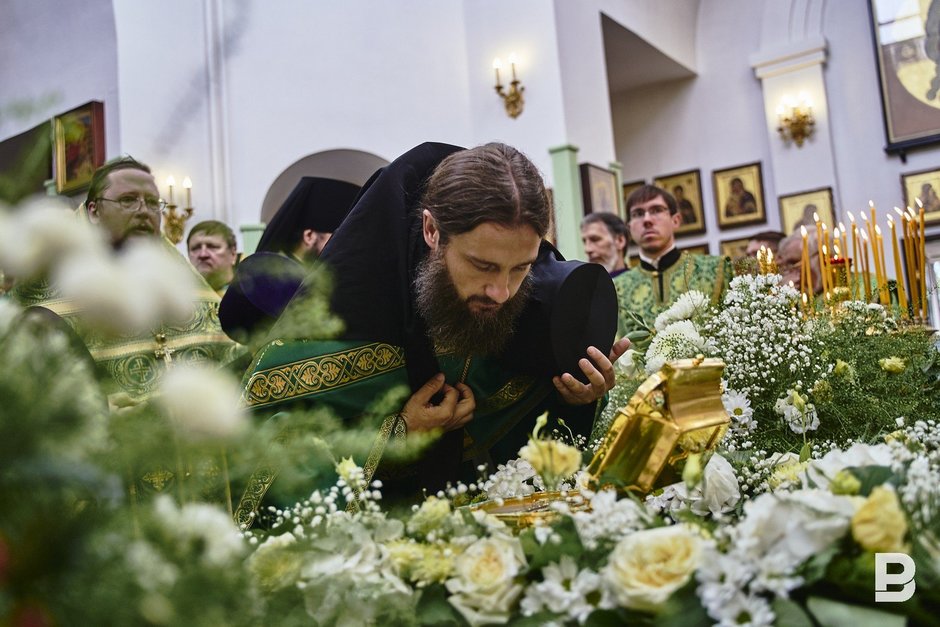 В Казань доставили ковчег с мощами Сергия Радонежского