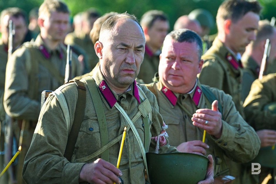 Участники фестиваля военно-исторической реконструкции «Военные игры «Элбэдэн»