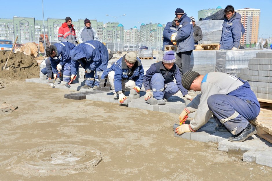 Подготовка к Универсиаде в Казани, 14 апреля 2013 г.