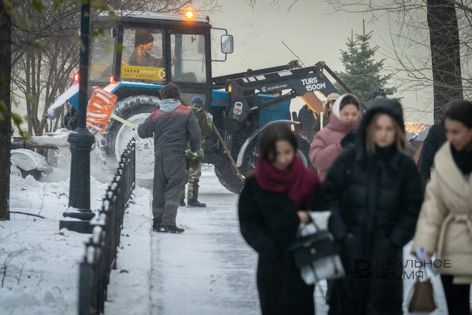 пешеходы зимой