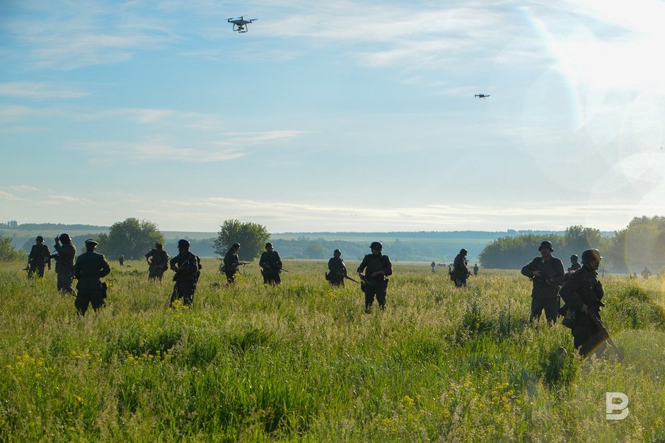 Участники фестиваля военно-исторической реконструкции «Военные игры «Элбэдэн»