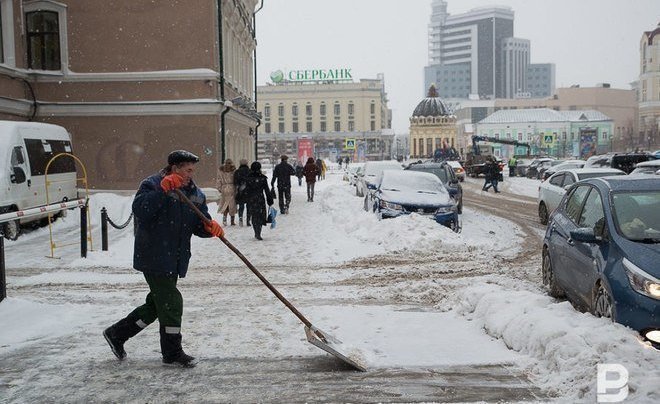 В Татарстане ожидается метель с порывистым ветром и до -16°С