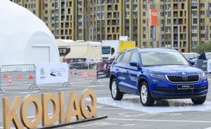 В Казани протестировали семейный внедорожник Skoda Kodiaq