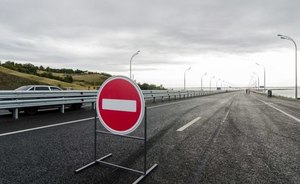 Казанcкие дальнобойщики устроили акцию протеста на Мамадышском тракте против новых тарифов «Платона»